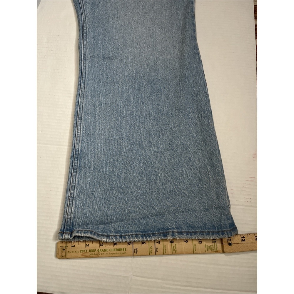 Abercrombie & Fitch The Vintage Flare Ultra High Rise Blue Jeans Size 37 24s New - Picture 8 of 12